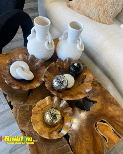  Tree trunk coffee table