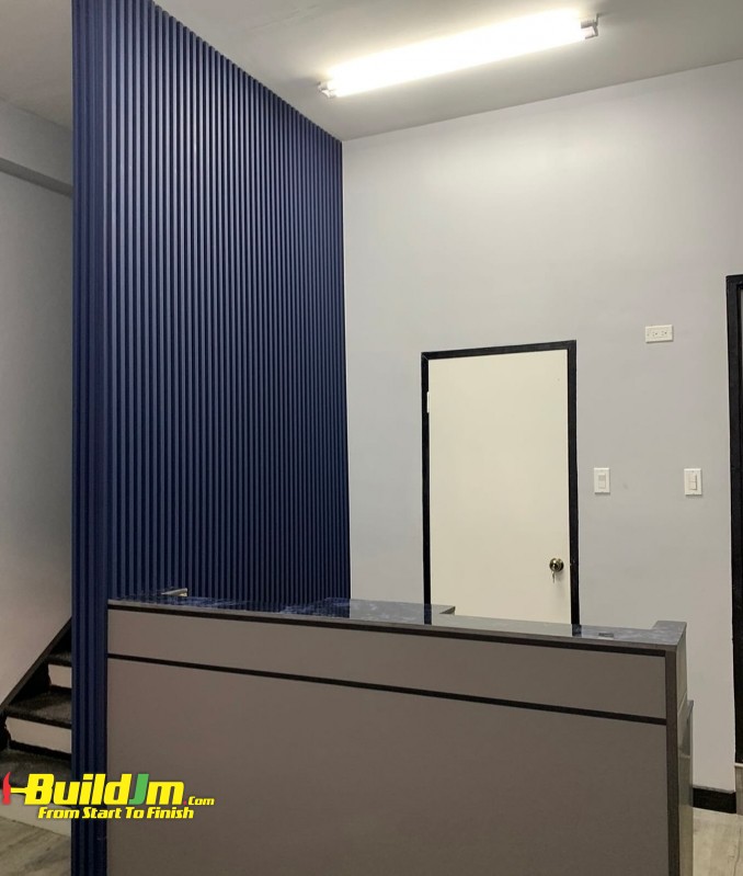  Office Space Elevated with Deep Sea Blue PVC and our Grey PVC Sheet image0